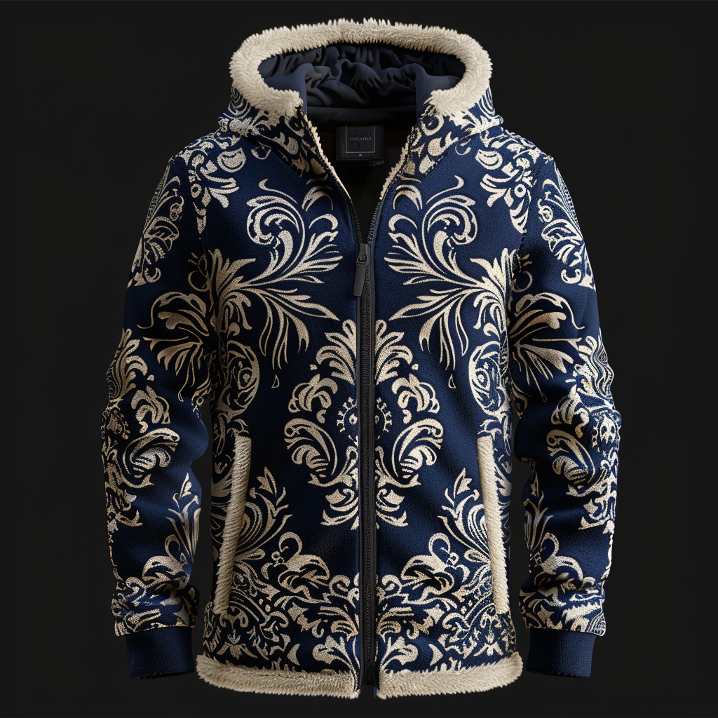 Baroque Western Vintage Sweater Jacket Hoodies High quality High elasticity