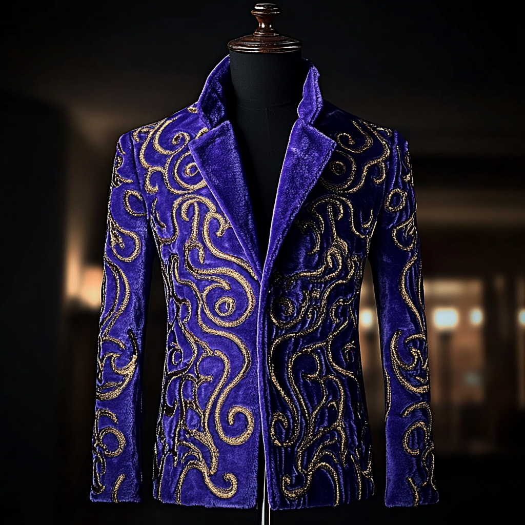Luxury Lapel Embroidery Jacket Limited sale Fashion Men's High quality High discount