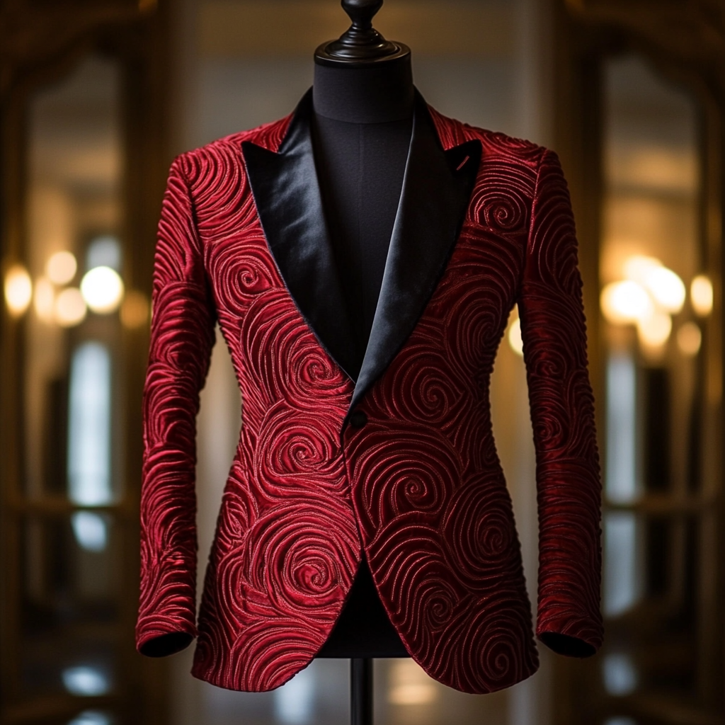 Luxury Suit Embroidery Jacket Limited sale Fashion Men's High quality High discount