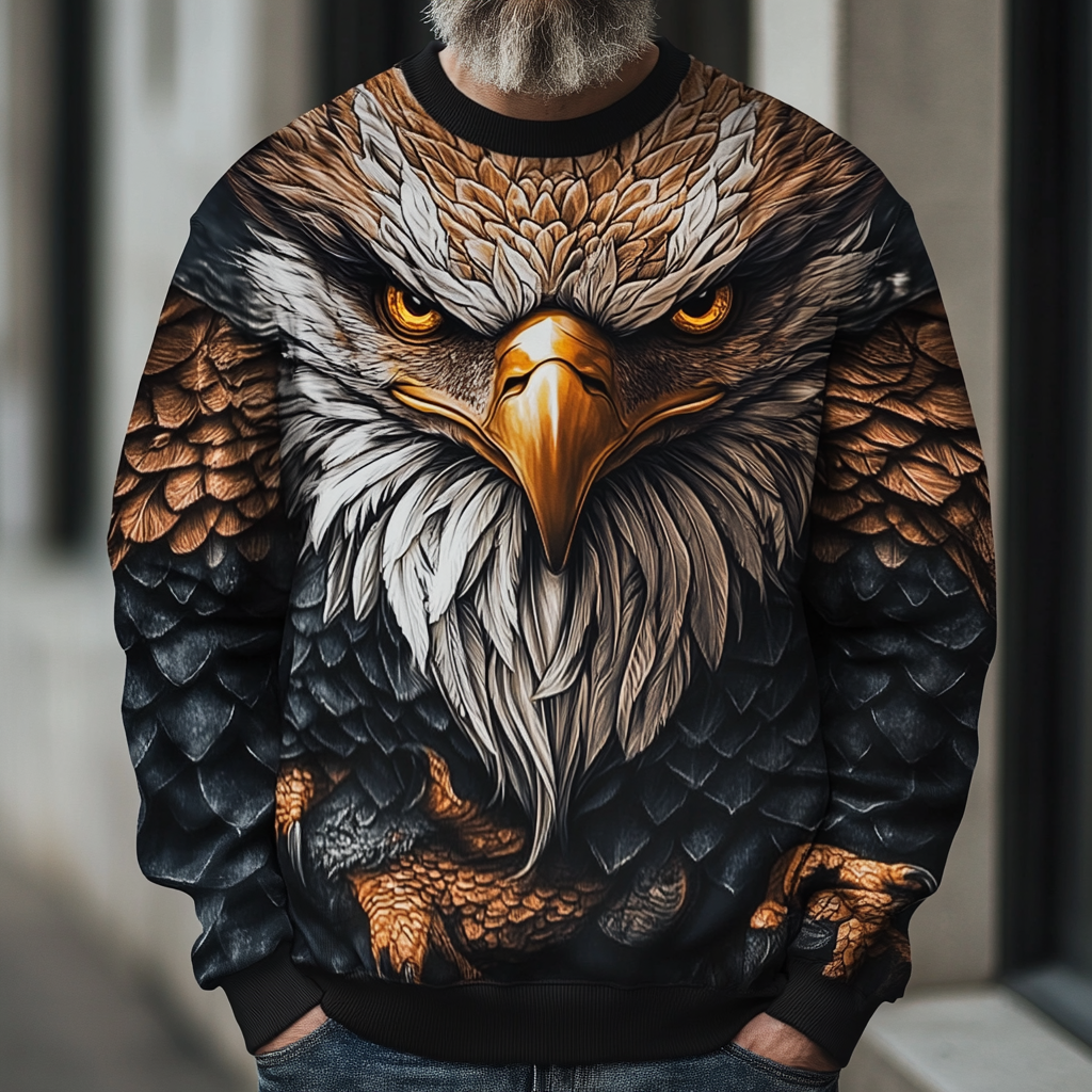 Animal Warm Sweater Exclusive design Men‘s Fashion Brand sweatshirt 