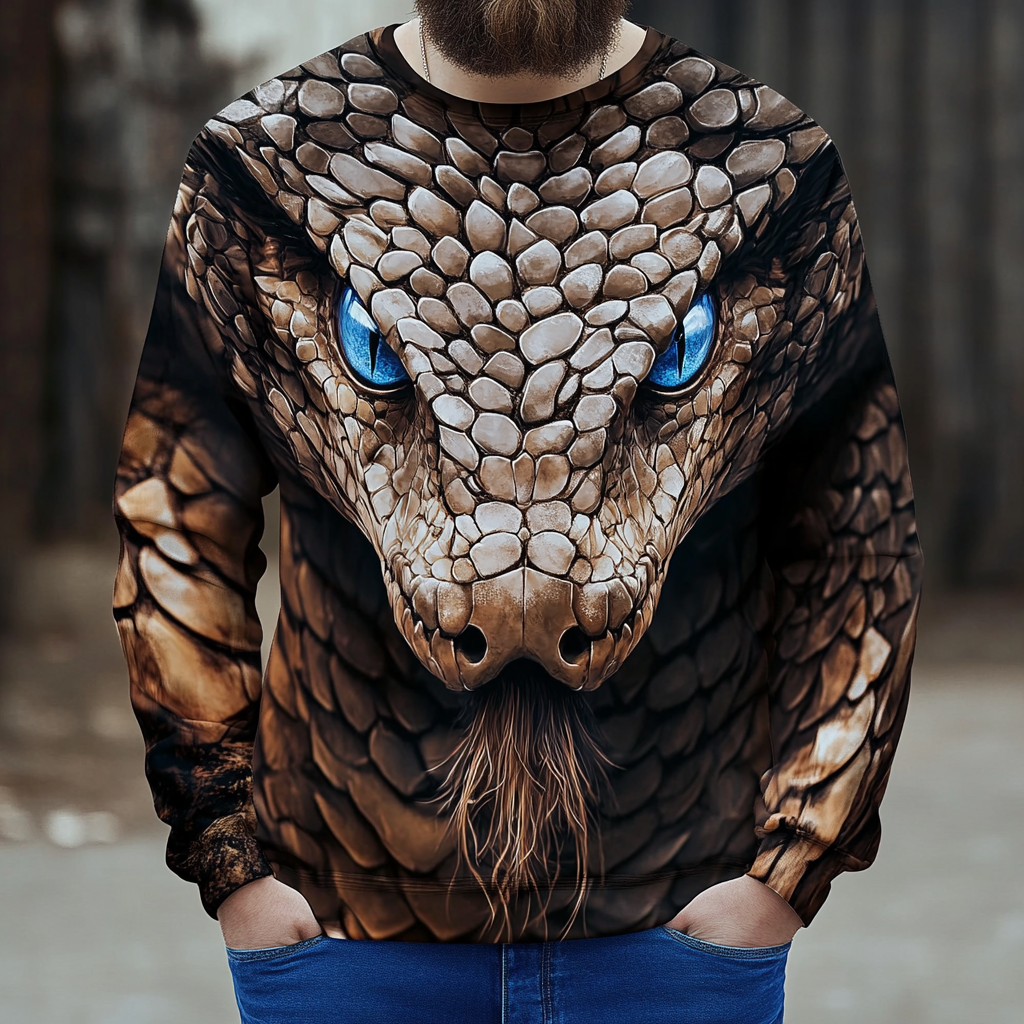 Animal Warm Sweater Exclusive design Men‘s Fashion Brand sweatshirt 