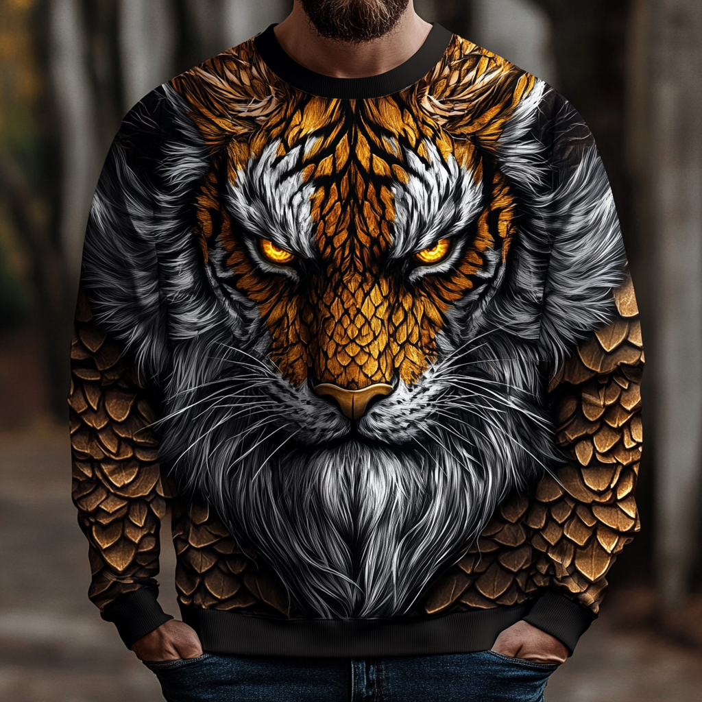 Animal Warm Sweater Exclusive design Men‘s Fashion Brand sweatshirt 