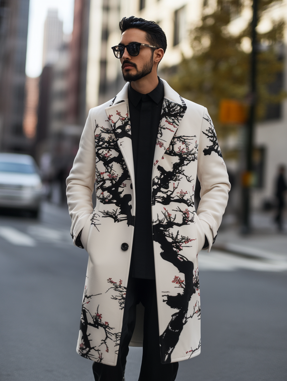 2024 Men's Fashion Limited sale Plush High quality Jacket Coat