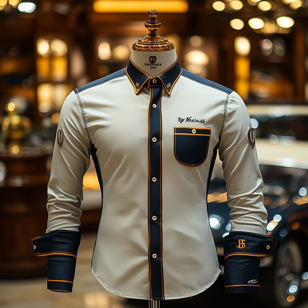 Vip business classic luxury high quality versatile men's fashion suit long-sleeved shirt