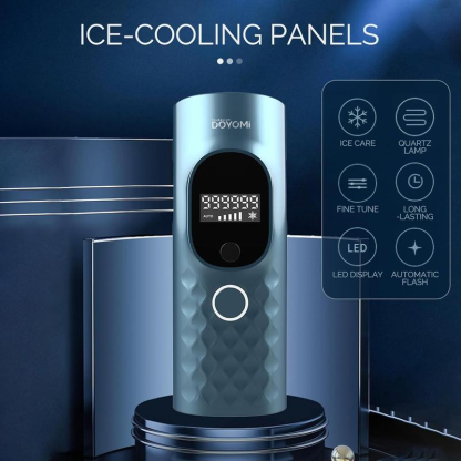 DOYOMI Laser Hair Removal for Women, Painless IPL Hair Removal with Ice Cooling System, with Shaver, Goggles, At Home Use on Body and Face Bikini Line