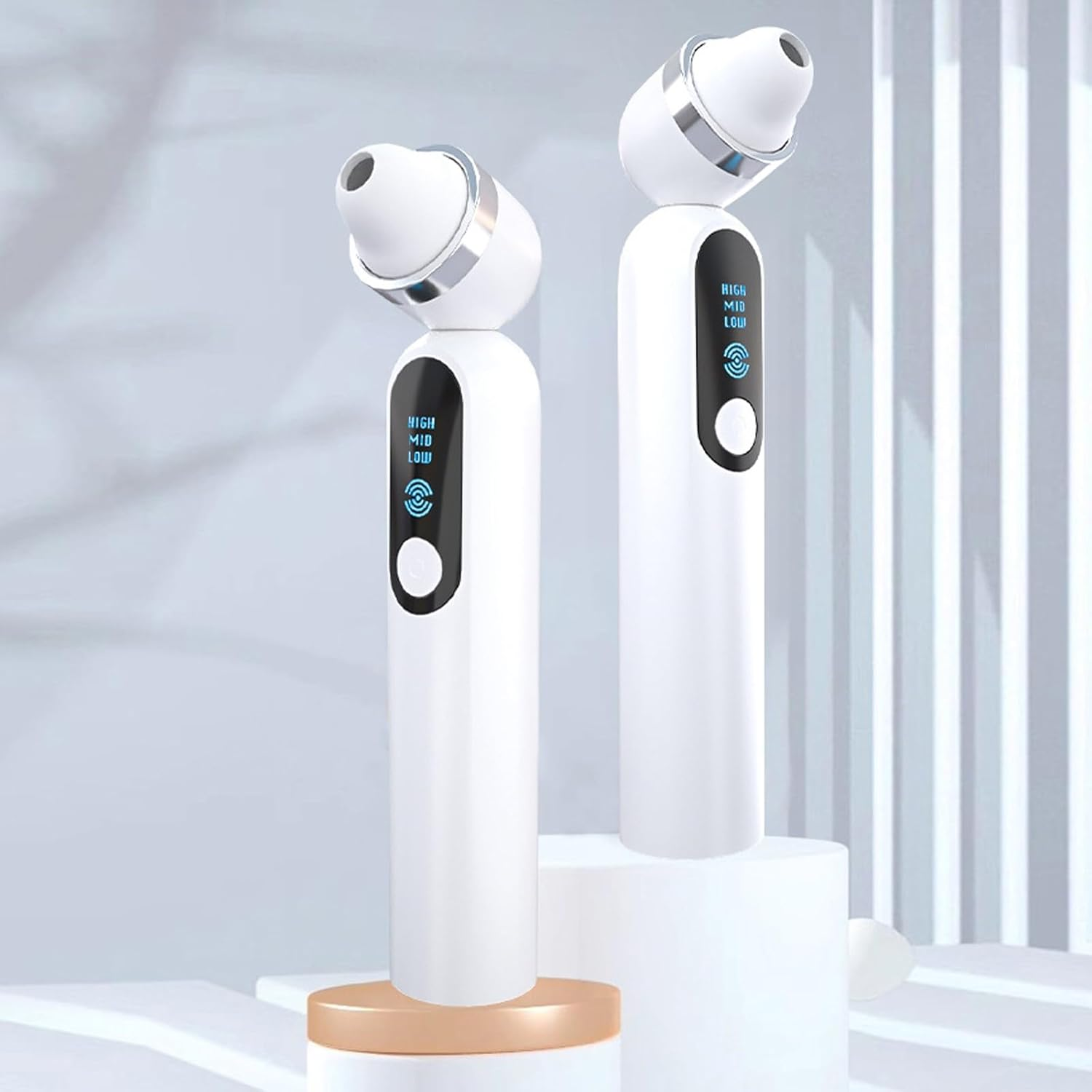 【UK】Facial Pore Vacuum Suction Cleane with 3 Suction Heads for Thorough Deep Pore Cleansing, Blackhead Excision & Personal Skincare Nurturing.