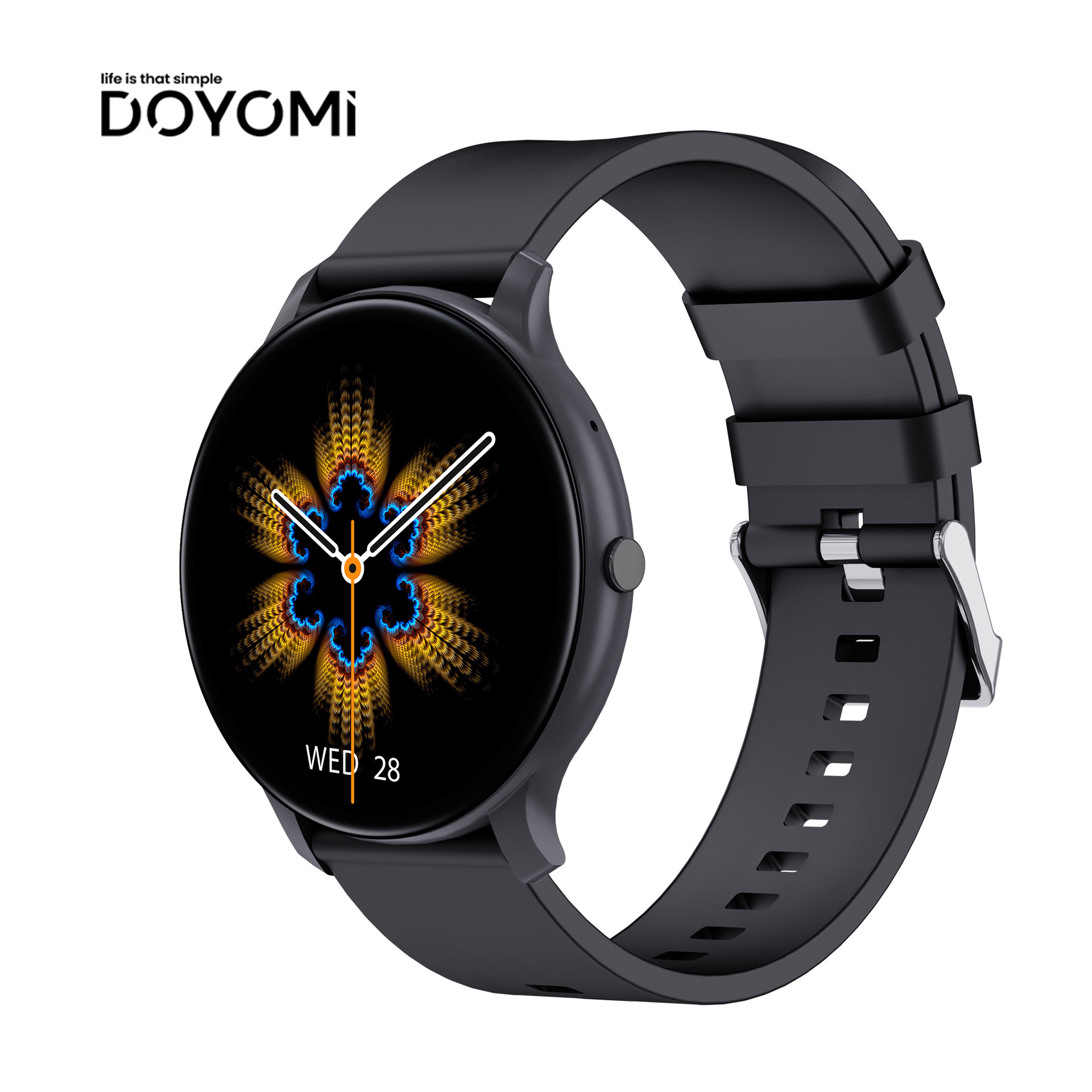 DOYOMI Smart Watch for Men Women, Fitness Tracker Sports Smartwatch, Heart Rate/Sleep Monitor/Pedometer/Calories Fitness Watch