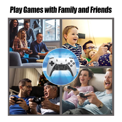 UTBOX NEW X2 Retro Game Stick Plug & Play Console with 40,000 Games, 128G Storage, 4K Output, and Dual 2.4G Controllers