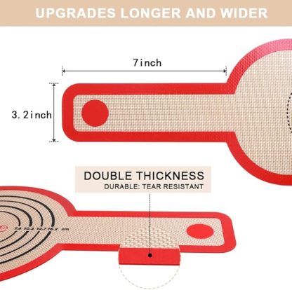 DOYOMI Silicone Bread Sling Oval and Round - Non-Stick & Easy Clean Reusable Baking Mat for dutch oven. 