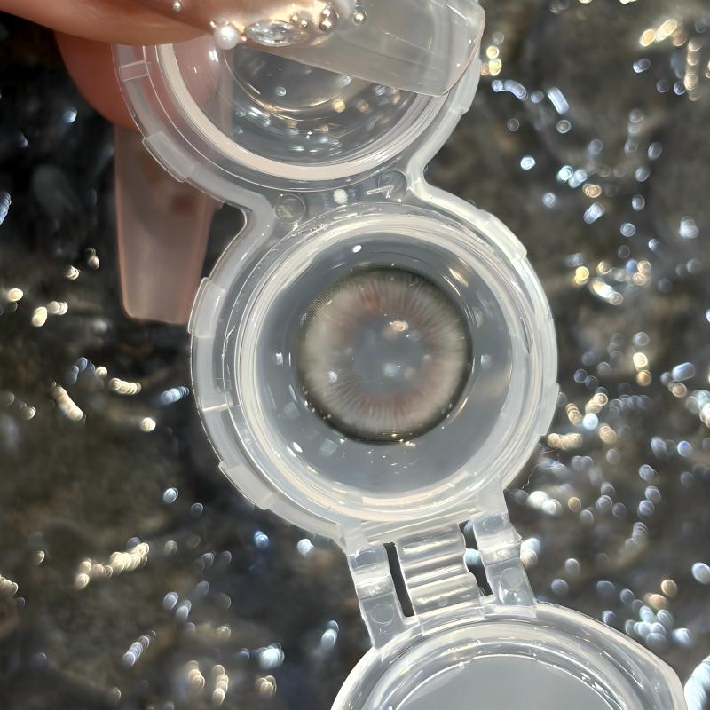 【TiNACON】Unknown Gray 14.2mm Daily Watery Soft Contact Lens 