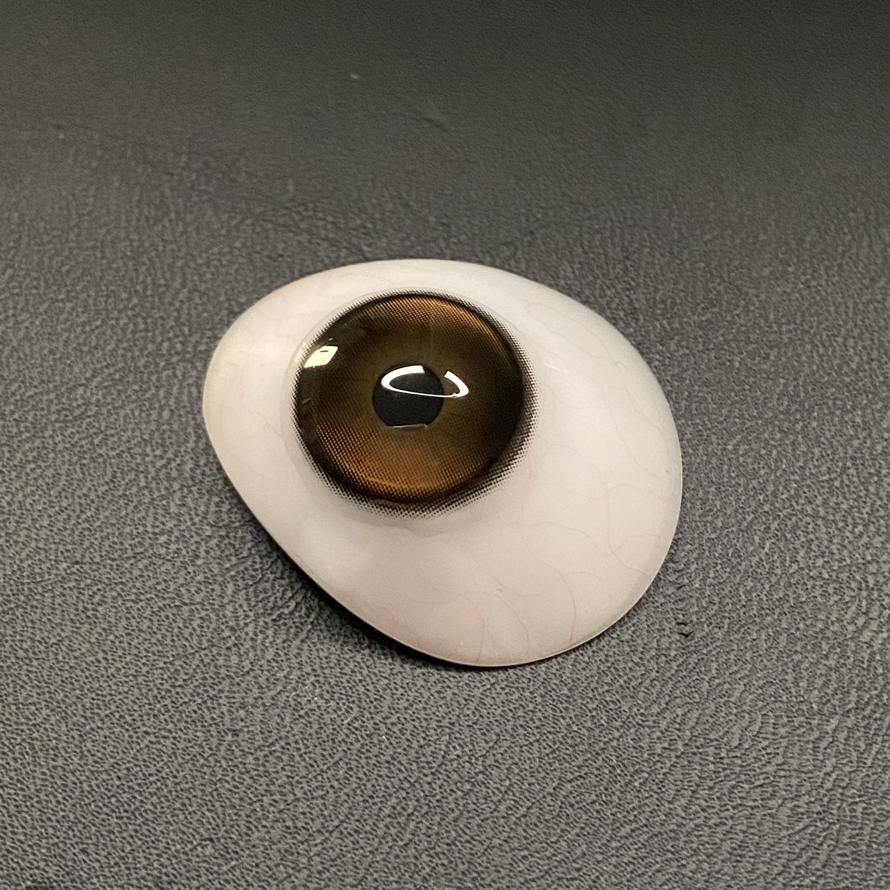 【TiNACON】Orange Brown 14.2mm Daily 2 Pieces Watery Soft Contact Lens 