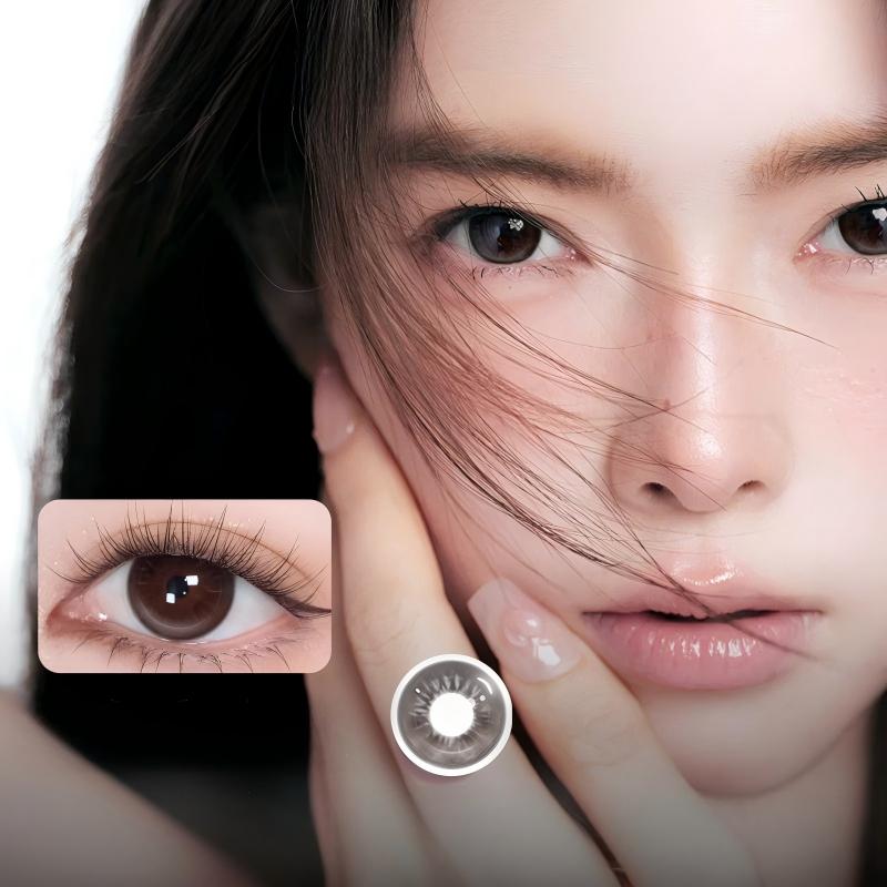 【TiNACON】Custom Brown 14.5mm Daily Watery Soft Contact Lens