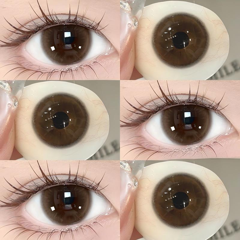 【TiNACON】Honey Glimmer 14.5mm 6 months Watery Soft Contact Lens