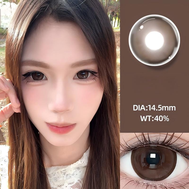 【TiNACON】Toffee Glaze 14.5mm 6 months Watery Soft Contact Lens