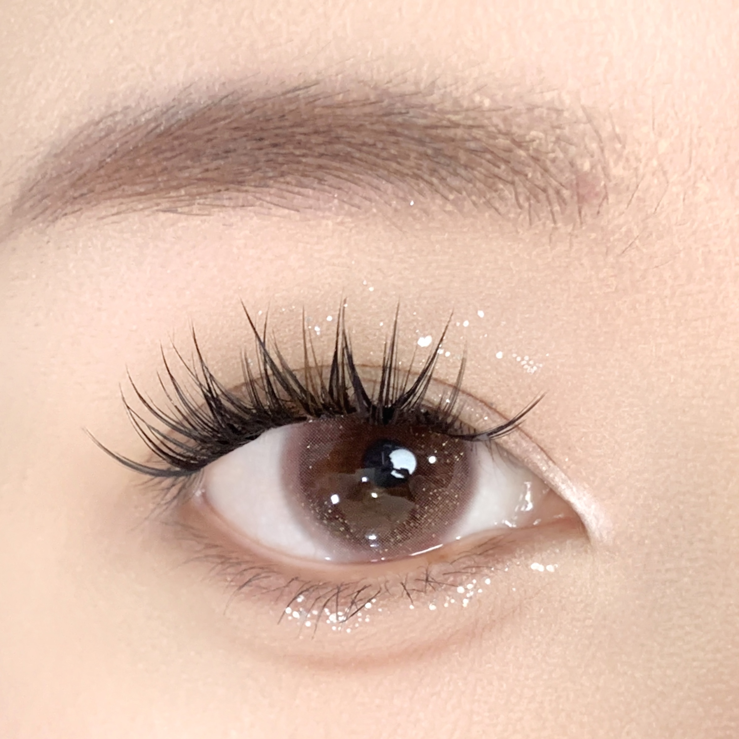 【TiNACON】Peach Pink 14.5mm 6 Months Natural Watery Soft Contact Lens 