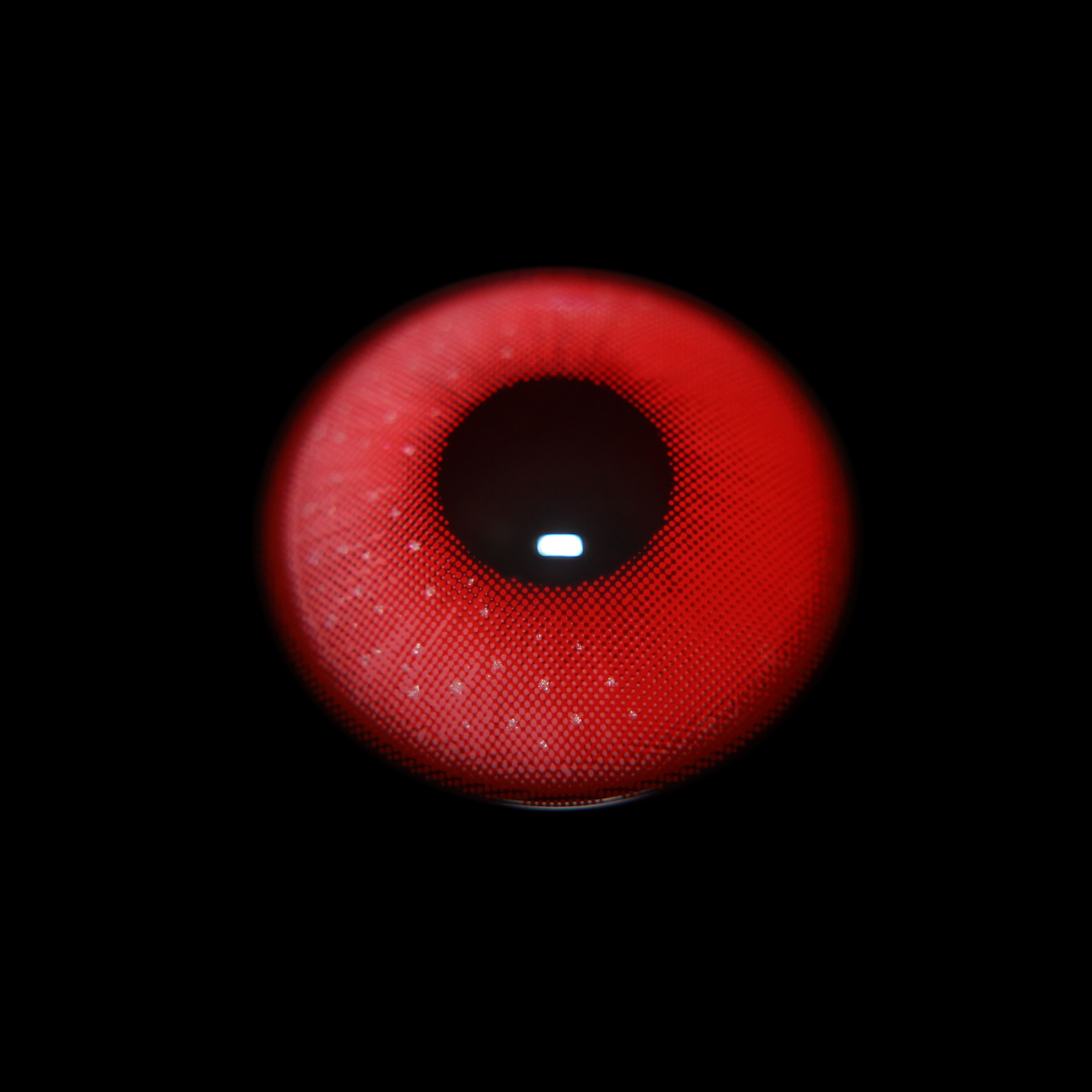 【TiNACON】Inuyasha Red 14.2mm Daily Watery Cosplay Contact Lens 2 Pieces 