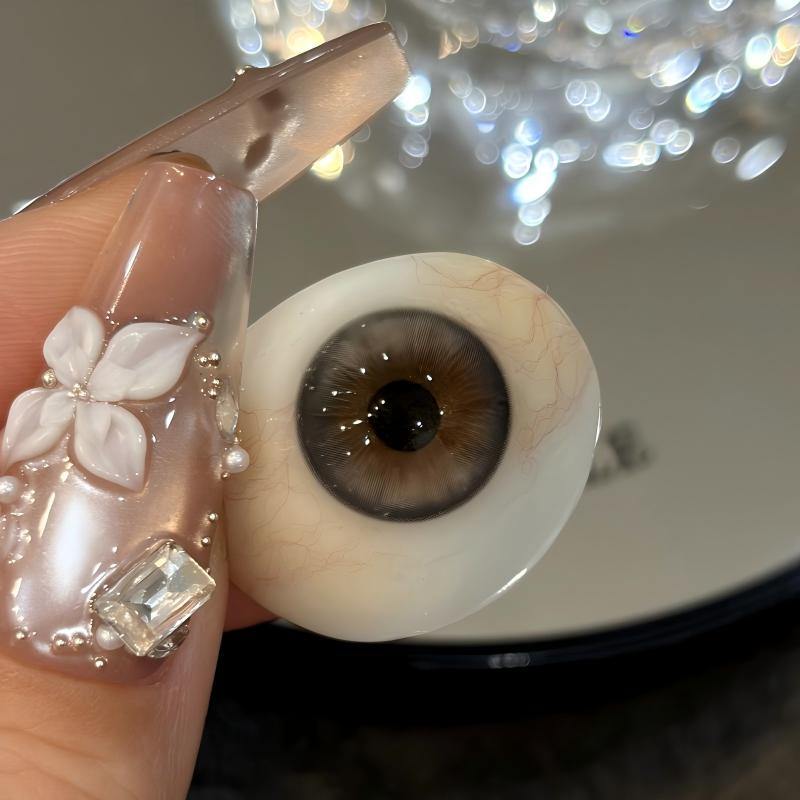 【TiNACON】Unknown Gray 14.2mm Daily Watery Soft Contact Lens 