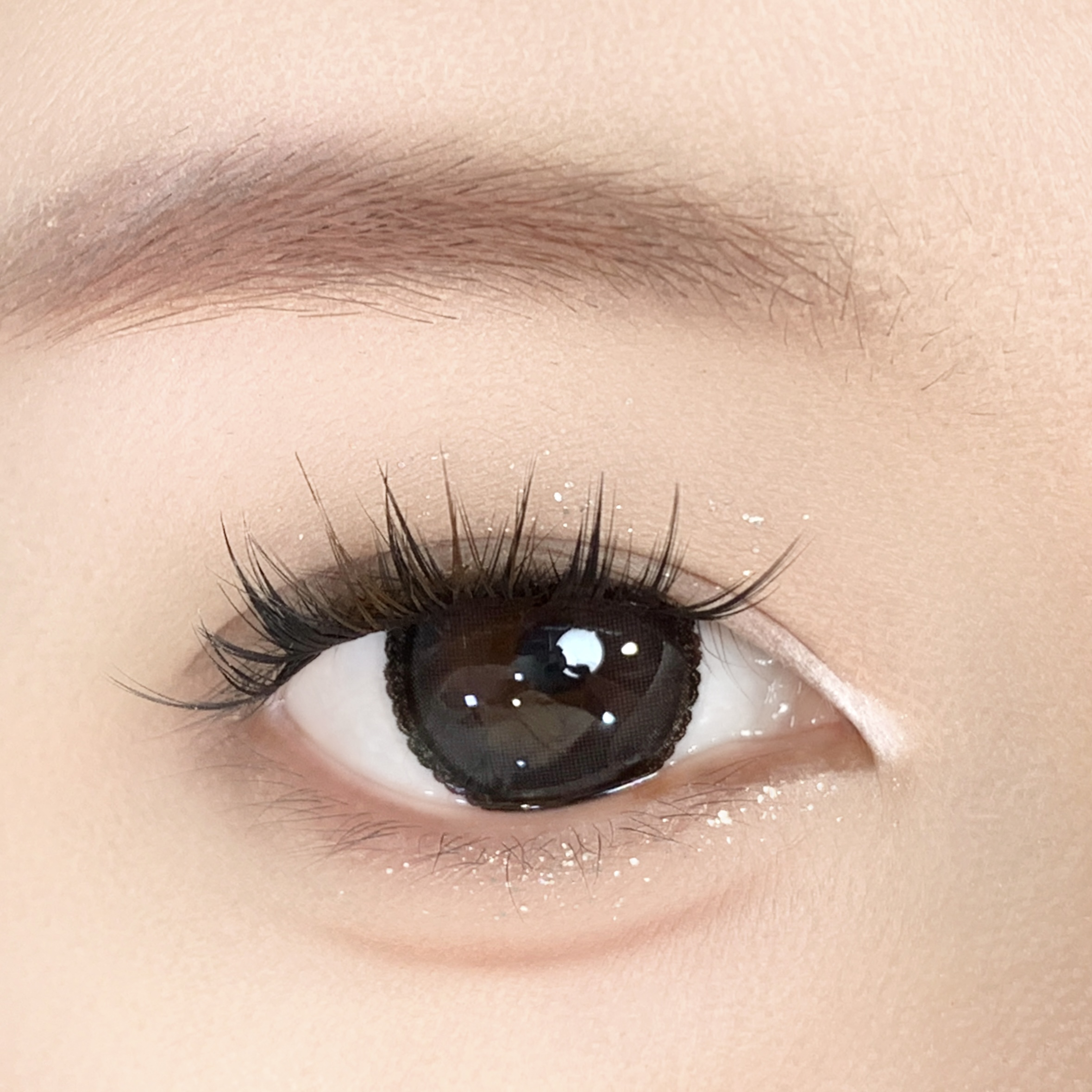 【TiNACON】Lolita Black 14.5mm 6 months Watery Soft Contact Lens