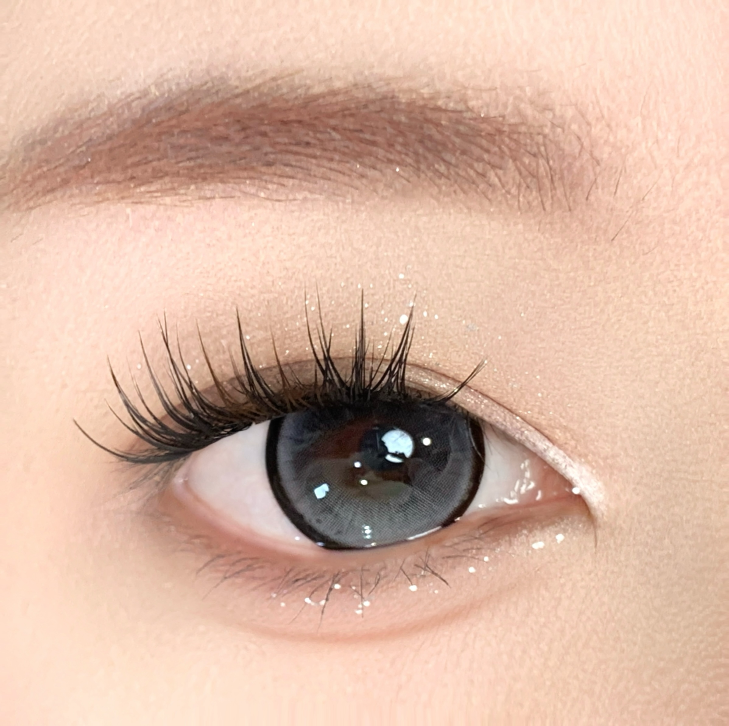 【TiNACON】Oreo Black 14.5mm 6 months Watery Soft Contact Lens