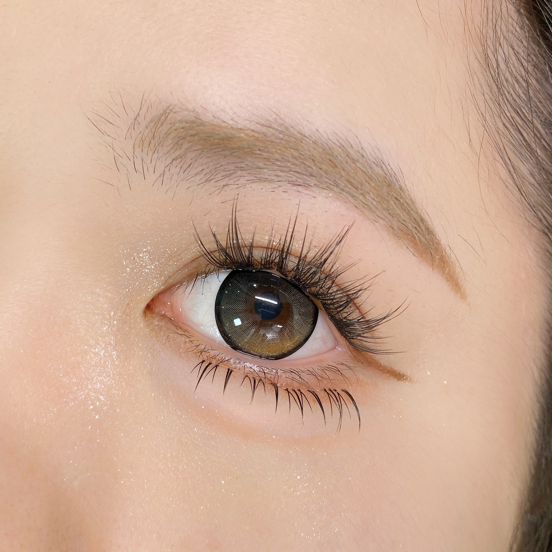 【TiNACON】Vintage Cocoa 14.5mm 6 months Watery Soft Contact Lens