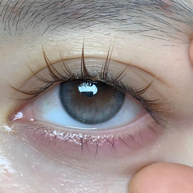 【TiNACON】Unknown Gray 14.2mm Daily Watery Soft Contact Lens 