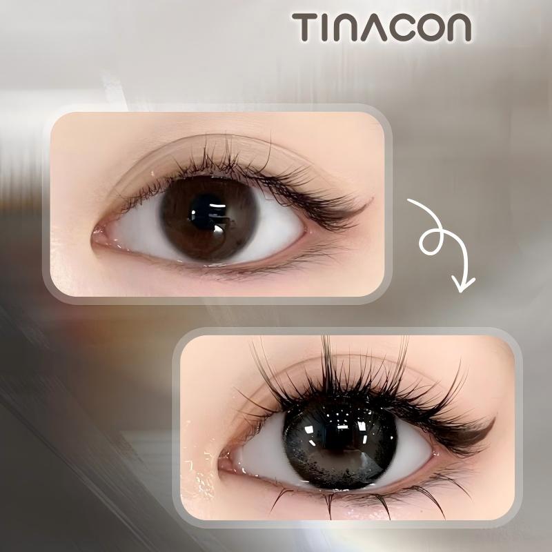 【TiNACON】Smoky Gray 14.5mm Daily 2 Pieces Watery Soft Contact Lens 
