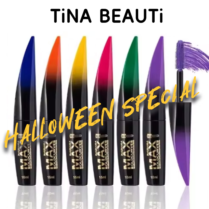 【TiNA❤BEAUTi】Colorful Waterproof Mascara For Halloween Special