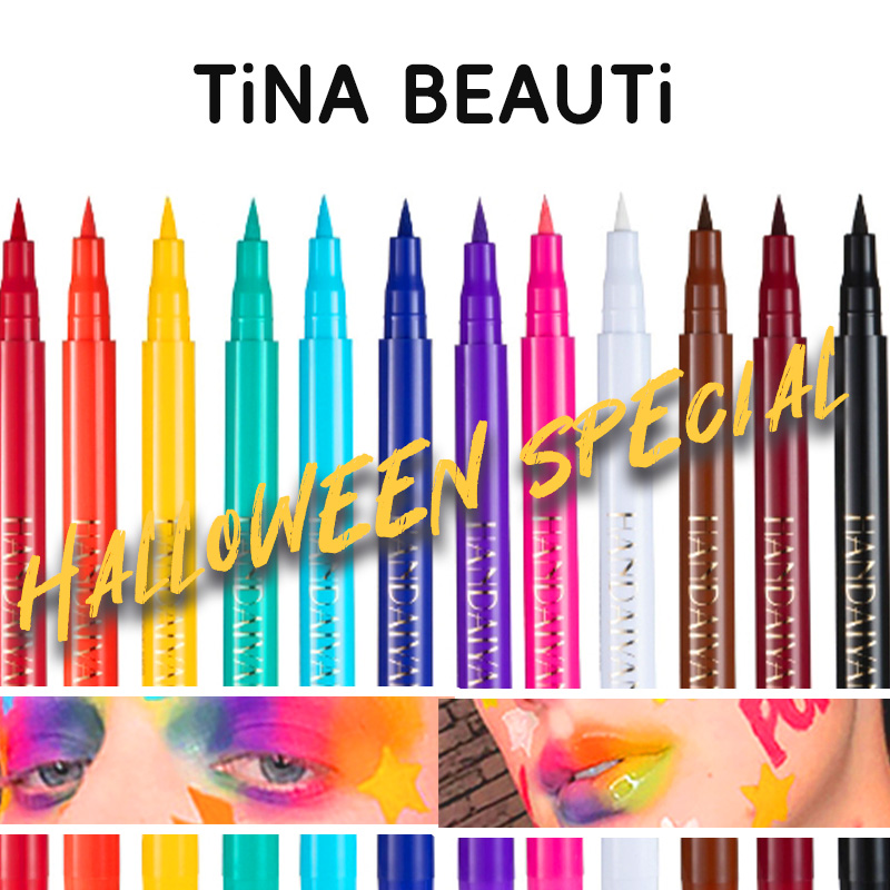 【TiNA❤BEAUTi】Waterproof Liquid Eyeliner For Halloween Special