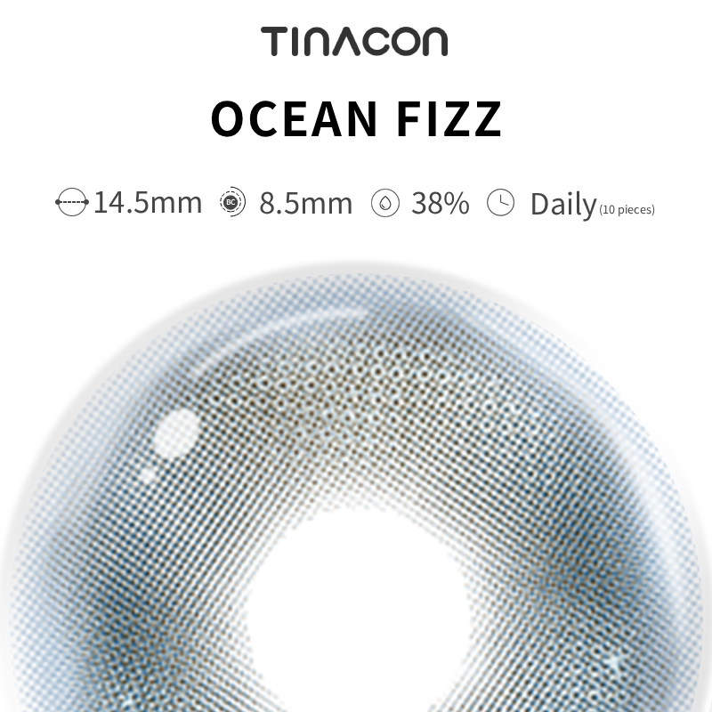 【TiNACON】Ocean Fizz 14.5mm Daily Watery Soft Contact Lens
