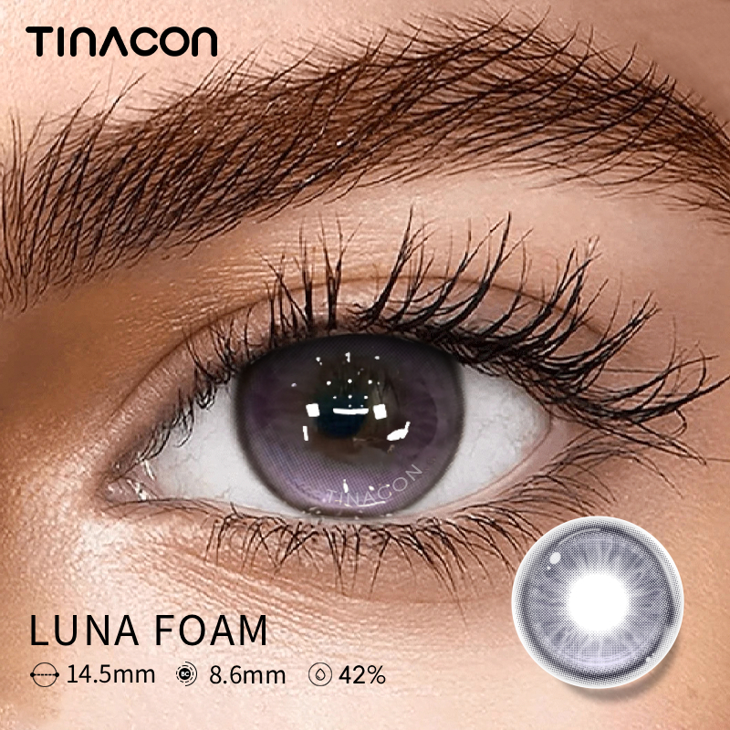 【TiNACON】Luna Foam 14.5mm  Daily Watery Soft Contact Lens