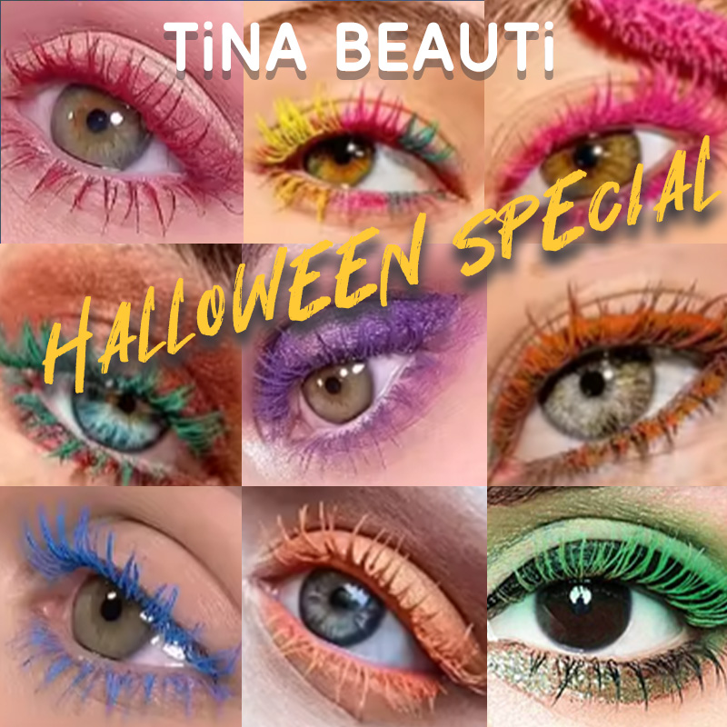 【TiNA❤BEAUTi】Colorful Waterproof Mascara For Halloween Special