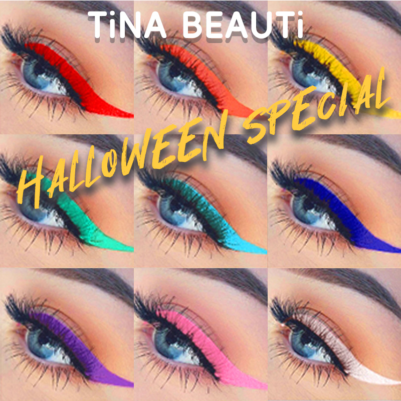 【TiNA❤BEAUTi】Waterproof Liquid Eyeliner For Halloween Special
