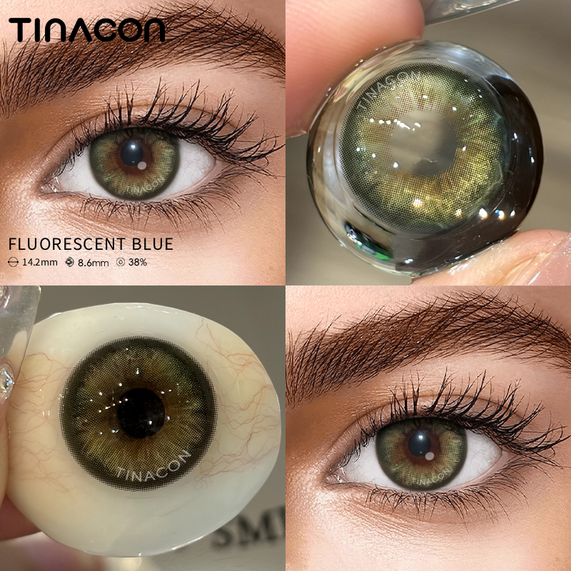 【TiNACON】Primeval Grove  14.2mm 6 months Watery Soft Contact Lens