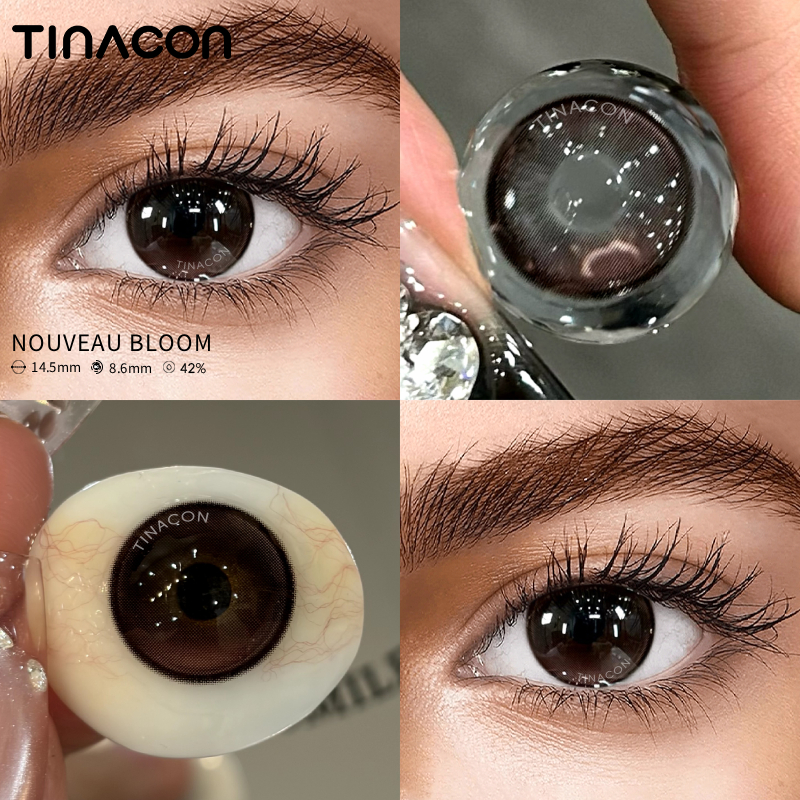 【TiNACON】Nouveau Bloom 14.5mm Daily Watery Soft Contact Lens