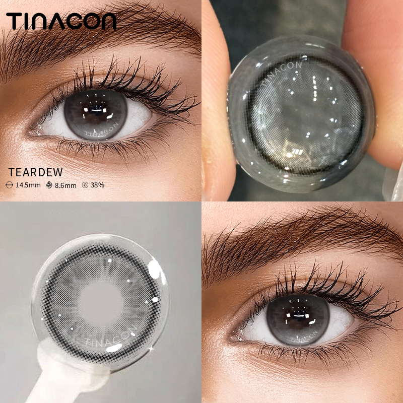 【TiNACON】Teardew 14.5mm 6 months Watery Soft Contact Lens