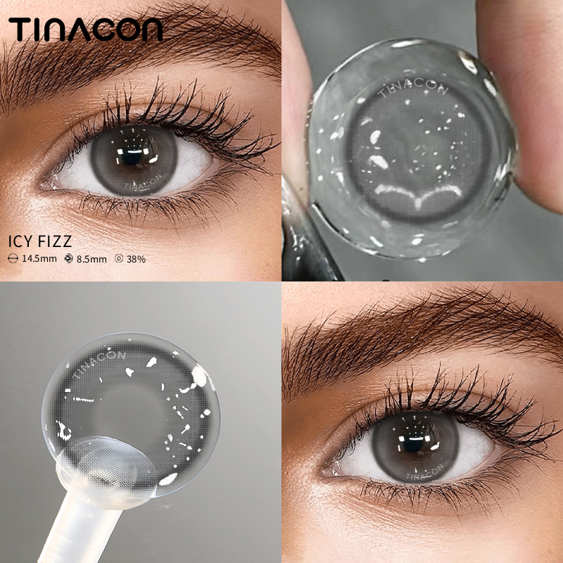 【TiNACON】Icy Fizz 14.5mm Daly Watery Soft Contact Lens 