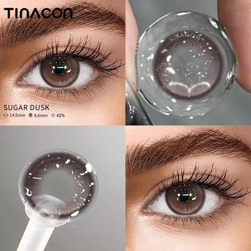 【TiNACON】Sugar Dusk 14.5mm Daily Watery Soft Contact Lens