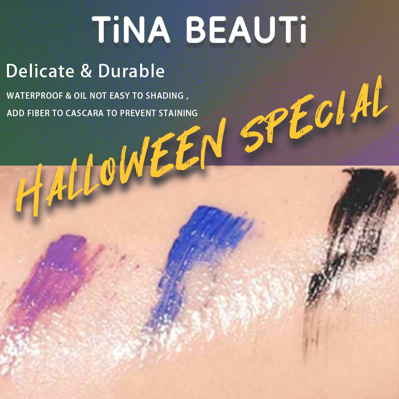 【TiNA❤BEAUTi】Colorful Waterproof Mascara For Halloween Special