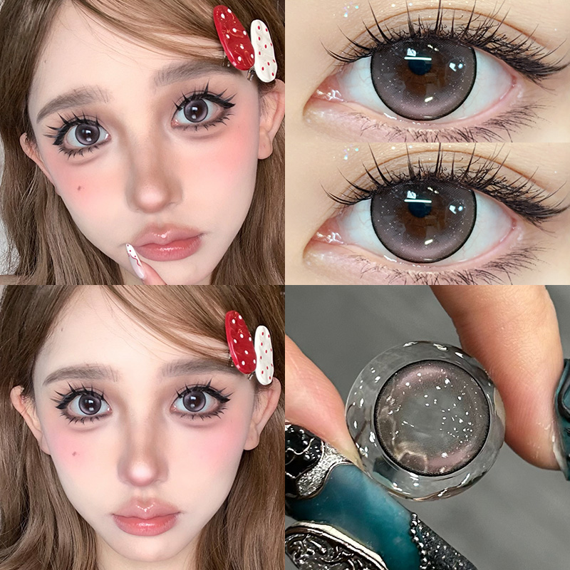 【TiNACON】Nebula Pink 14.5mm 6 Months Natural Watery Soft Contact Lens 