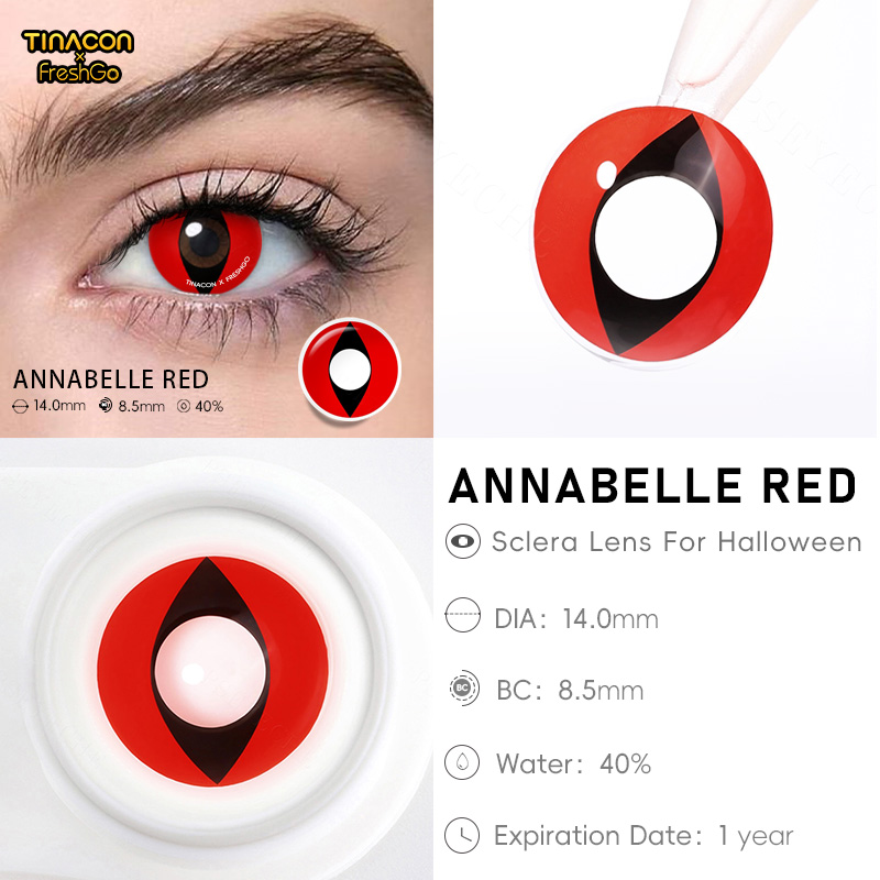 【TiNACON x Freshgo】Annabelle Red 14.0mm Yearly
