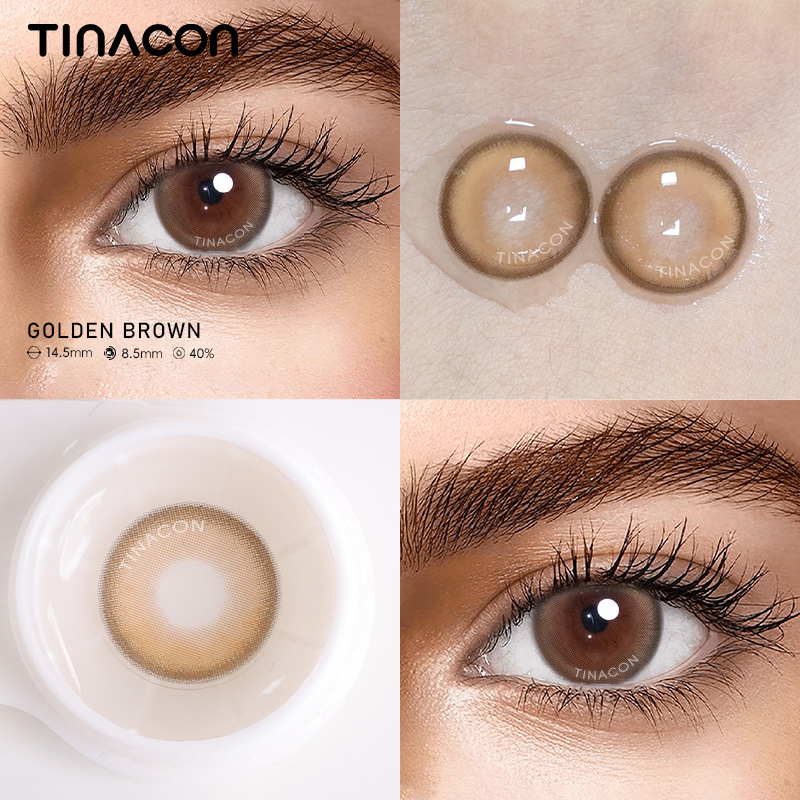 【TiNACON】Golden Brown 14.5mm 6 Months 