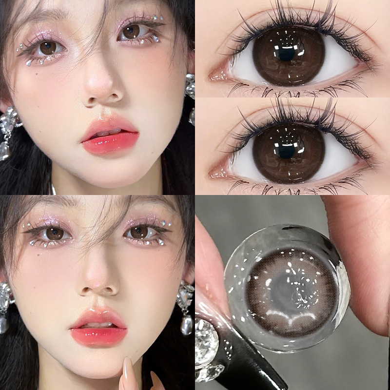 【TiNACON】Irish Brown 14.5mm 6 Months Natural Watery Soft Contact Lens