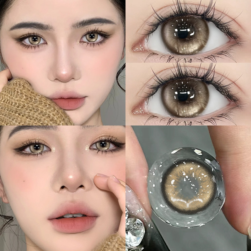 【TiNACON】Tea Brown 14.5mm Daily Watery Soft Contact Lens