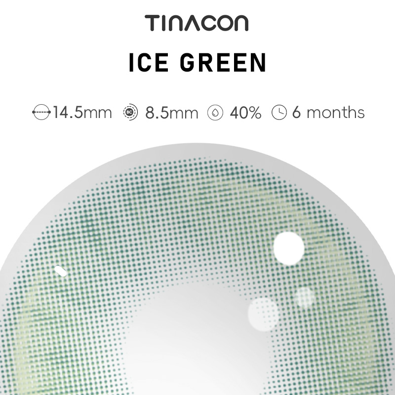 【TiNACON】Ice Green 14.5mm 6 Months 