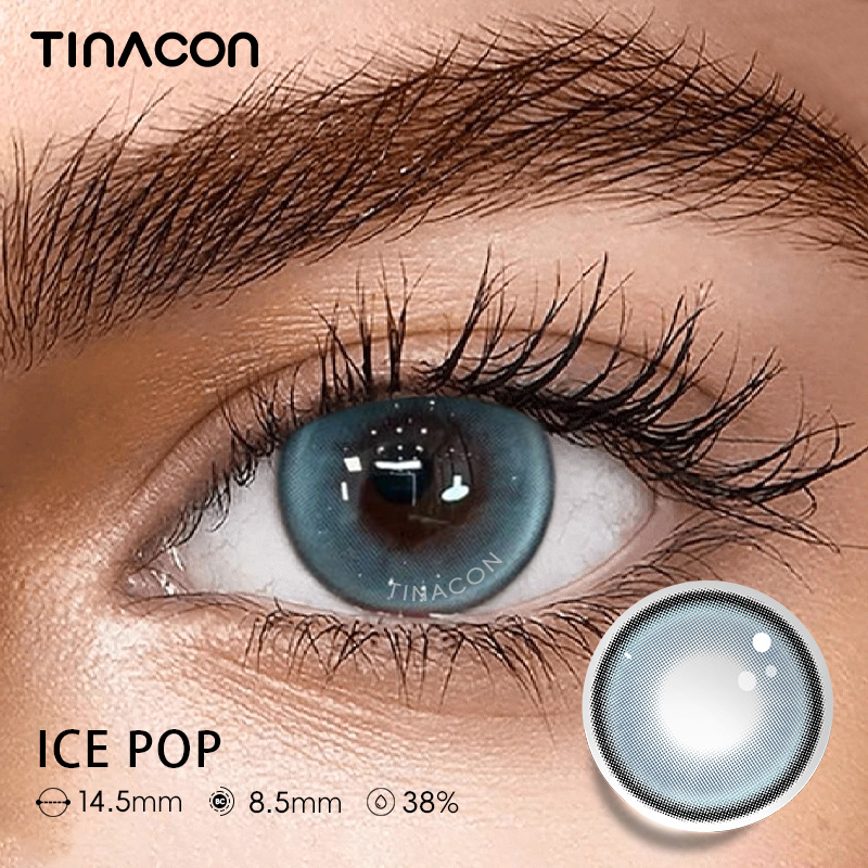 【TiNACON】Ice Pop 14.5mm Daily Watery Soft Contact Lens 2024 New Arrival