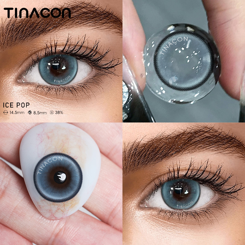 【TiNACON】Ice Pop 14.5mm Daily Watery Soft Contact Lens 2024 New Arrival