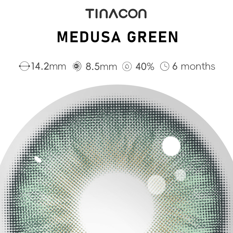 【TiNACON】Medusa Green 14.2mm 6 Months 
