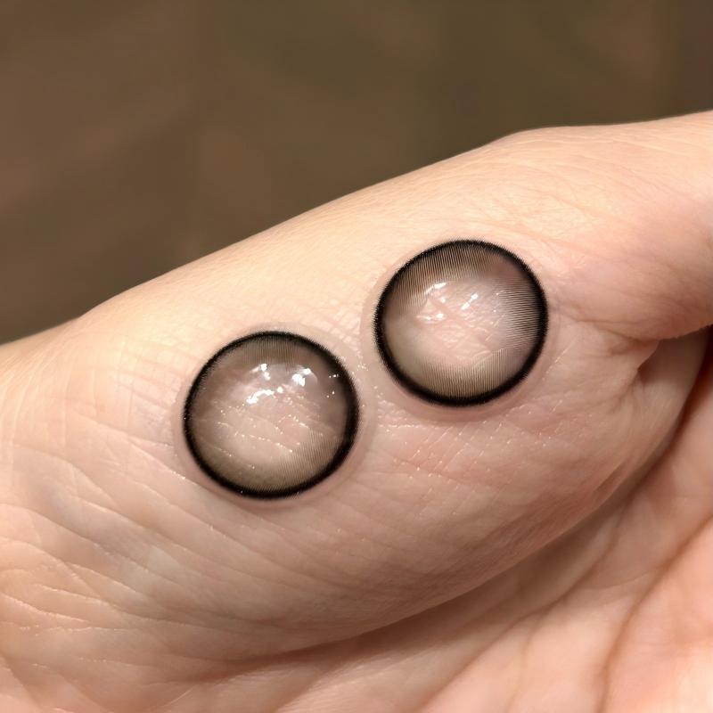 【TiNACON】New Script Gray 14.5mm Daily Watery Soft Contact Lens 