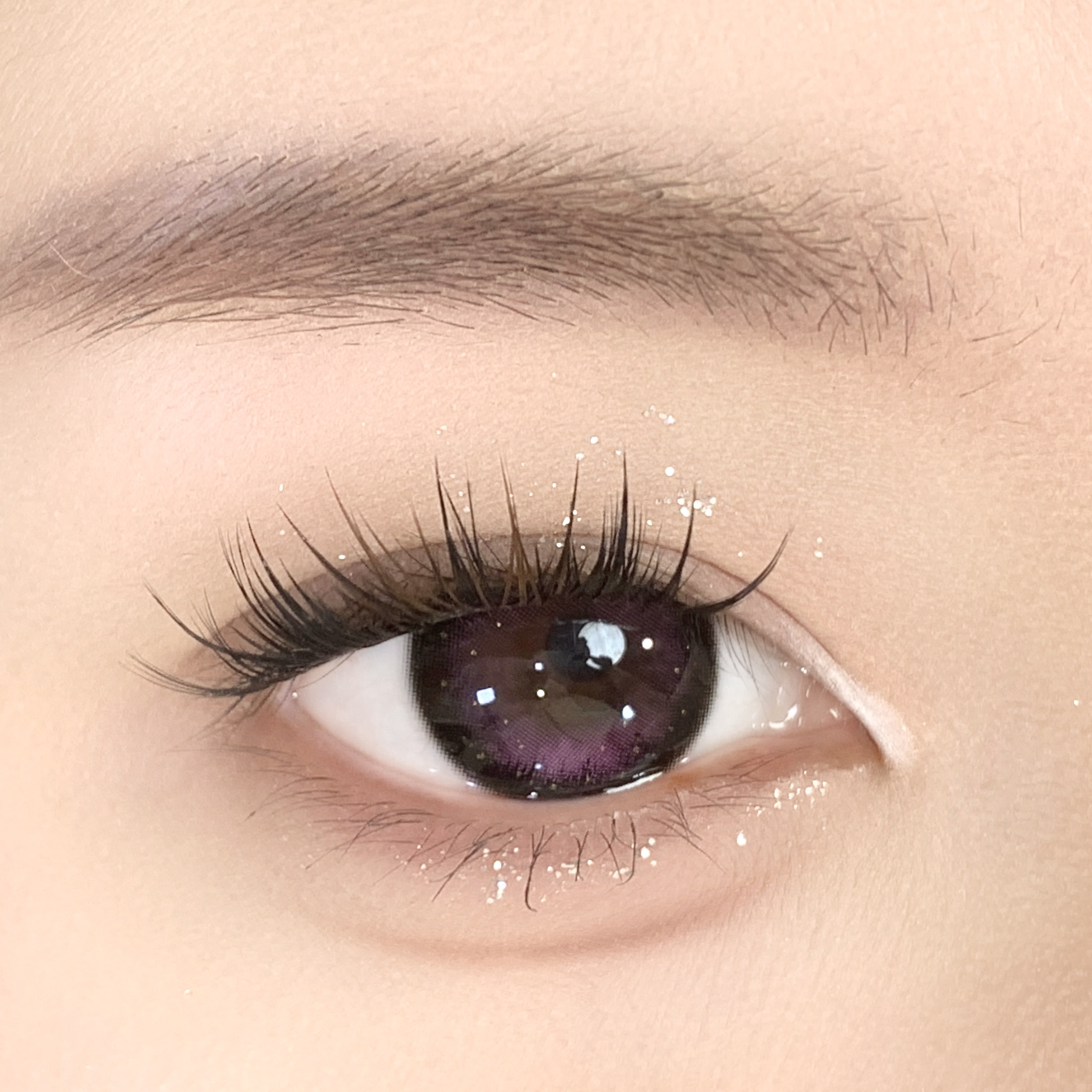 【TiNACON】Magic Purple 14.5mm 6 months Watery Soft Contact Lens