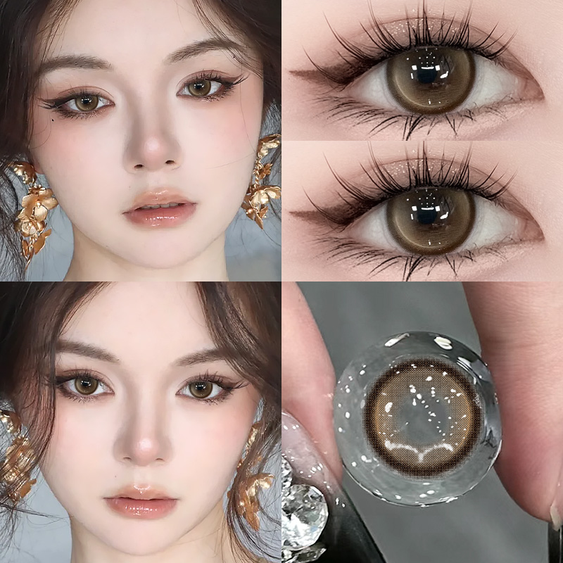 【TiNACON】Choco Brown 14.2mm Daily Watery Soft Contact Lens